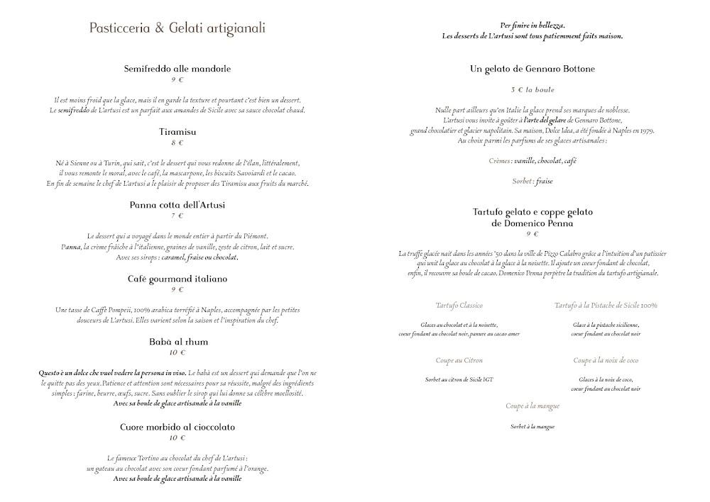 L’Artusi - Menu Image 2